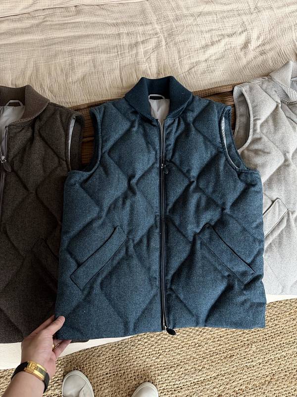 White Goose Down Vest
