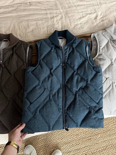 White Goose Down Vest