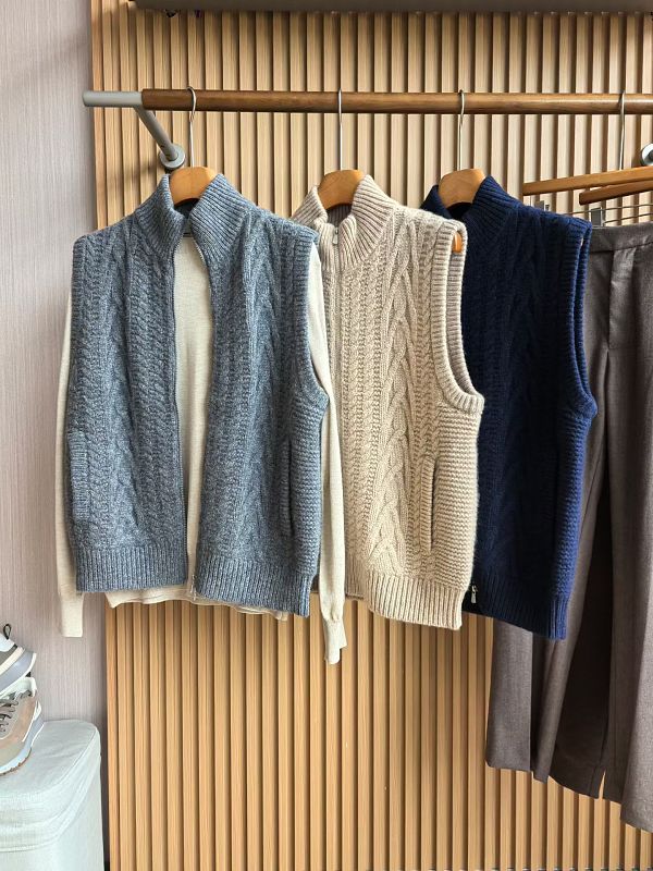 Bc Twisted Rope Series Cashmere Vest