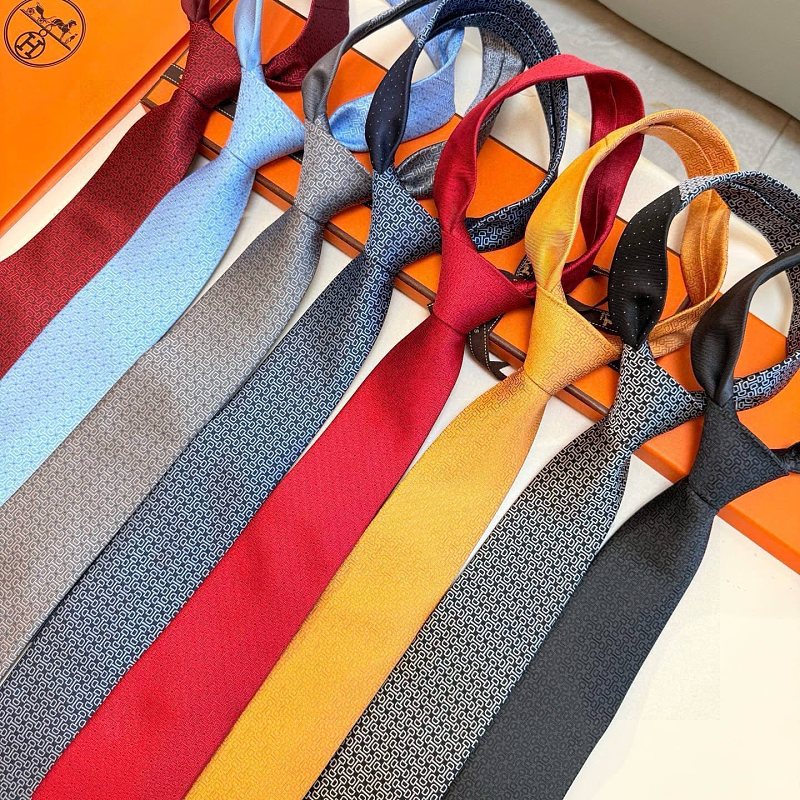 Hermès Hermes Official New Men's Tie 8 Colors Rare Hermes Home Has A Thousand Different Printed T