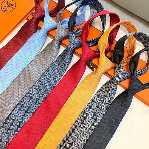 Hermès Hermes Official New Men's Tie 8 Colors Rare Hermes Home Has A Thousand Different Printed T