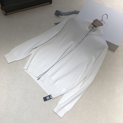 Cashmere Turtleneck Cardigan With Zipper