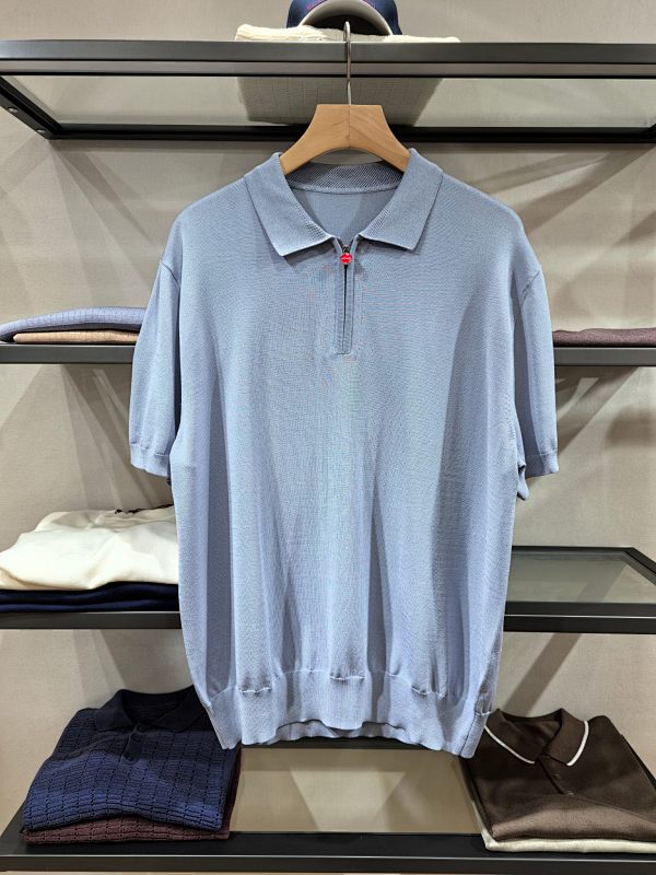 KNT's New Polo Shirt Made From A Tencel And Nanosilk Blend Is Cool And Breathable. It Feat