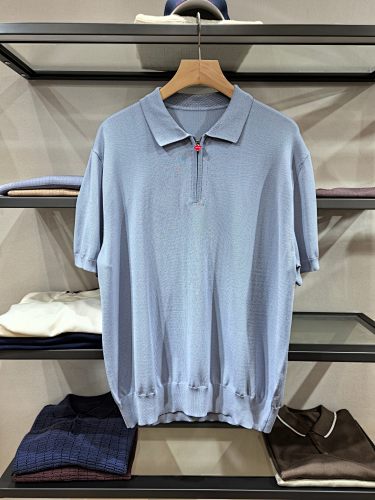 KNT's New Polo Shirt Made From A Tencel And Nanosilk Blend Is Cool And Breathable. It Feat