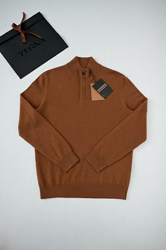 Oasi Zip Mock Neck Sweater