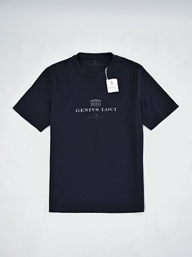 Cotton Jersey Crew Neck T-shirt With Print