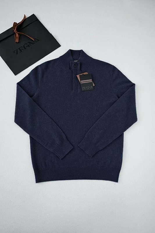 Oasi Zip Mock Neck Sweater