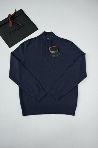 Oasi Zip Mock Neck Sweater
