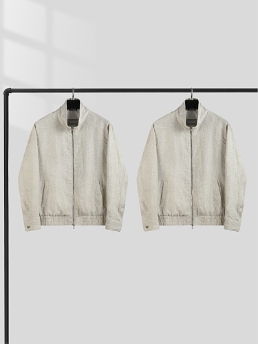 BC 26s 100 French Normandy Linen Pilot Jacket