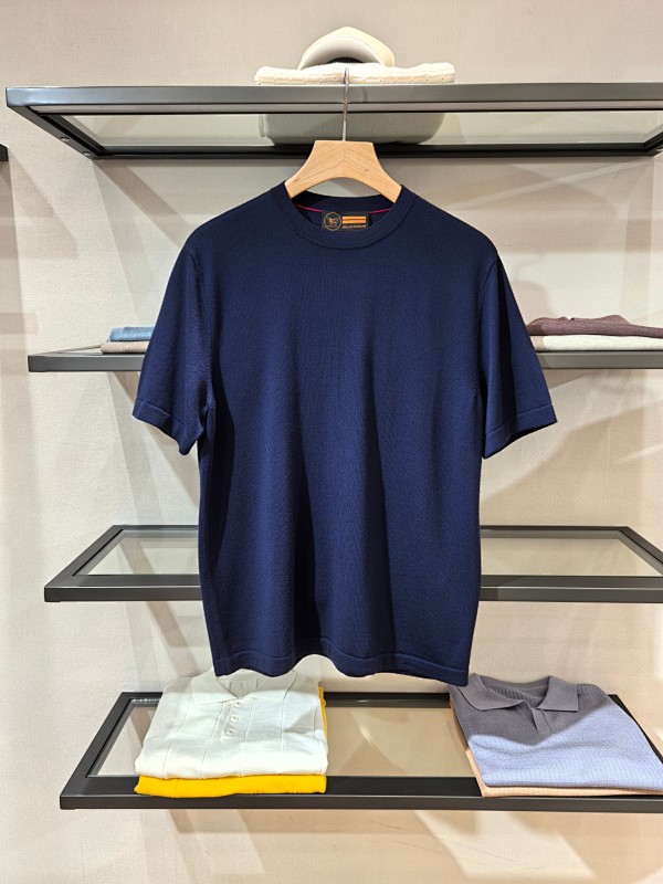 The Zz2025VELLUS Aureum Golden Wool Short-Sleeve Shirt Part Of Z's Premium Luxury Collecti