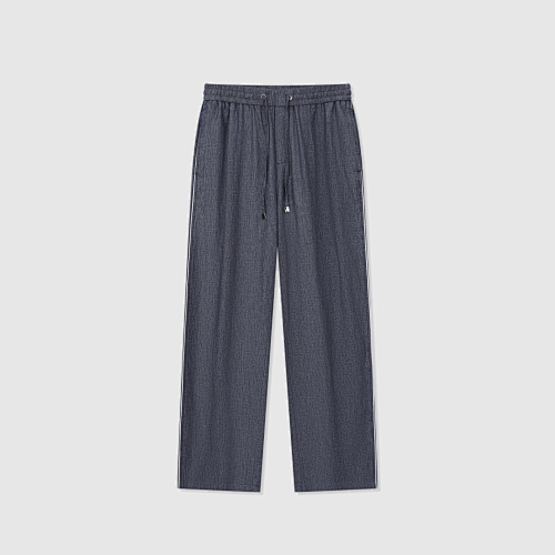 Hierai Straight-Leg Linen Drawstring Trousers
