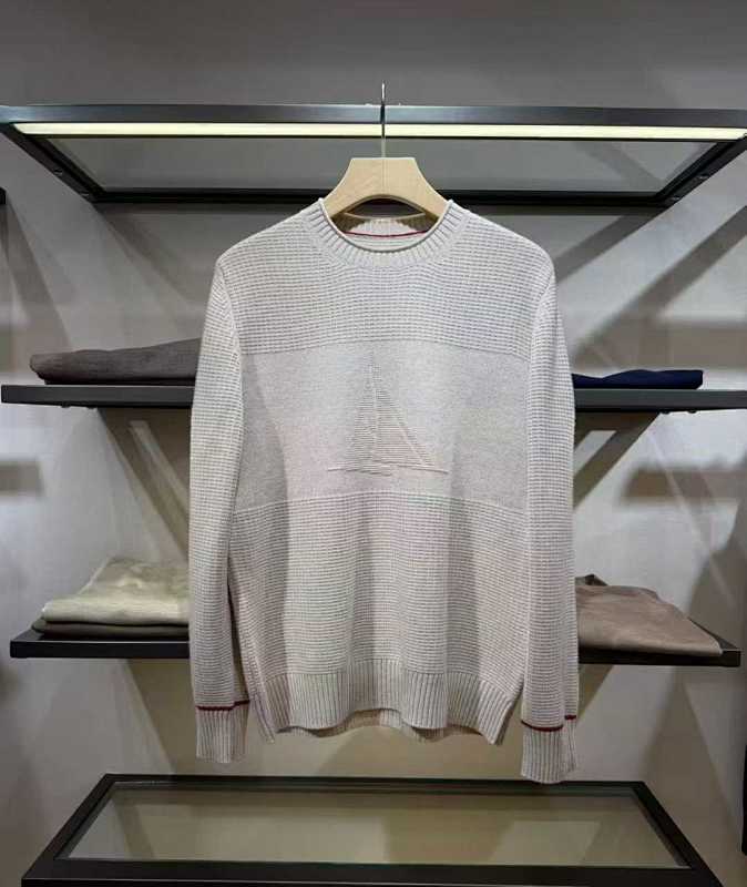 Waffle Stitch Cashmere Sweater