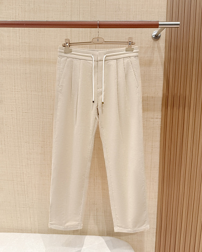 Double Pleated Fine Corduroy Pants