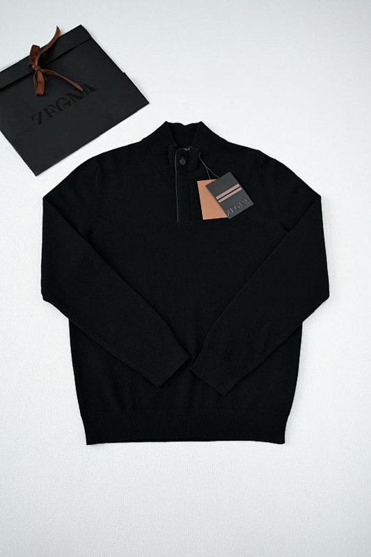 Oasi Zip Mock Neck Sweater