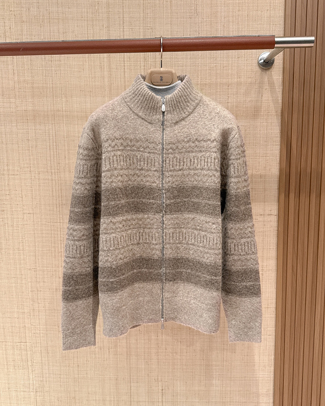 Fair Lsle Zipper Sweater