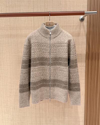 Fair Lsle Zipper Sweater