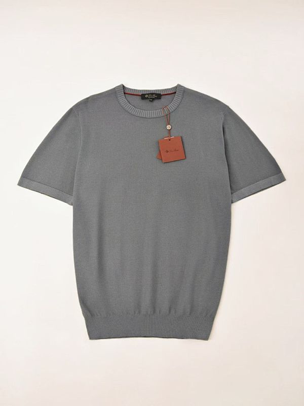 Slim-Fit Cotton And Silk-Blend Piqué T-Shirt