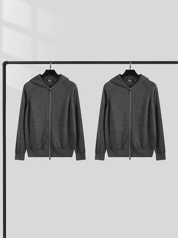 Cashmere Zip Hoodie