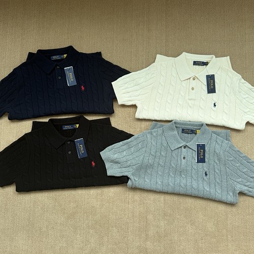 Cable Knit Polo