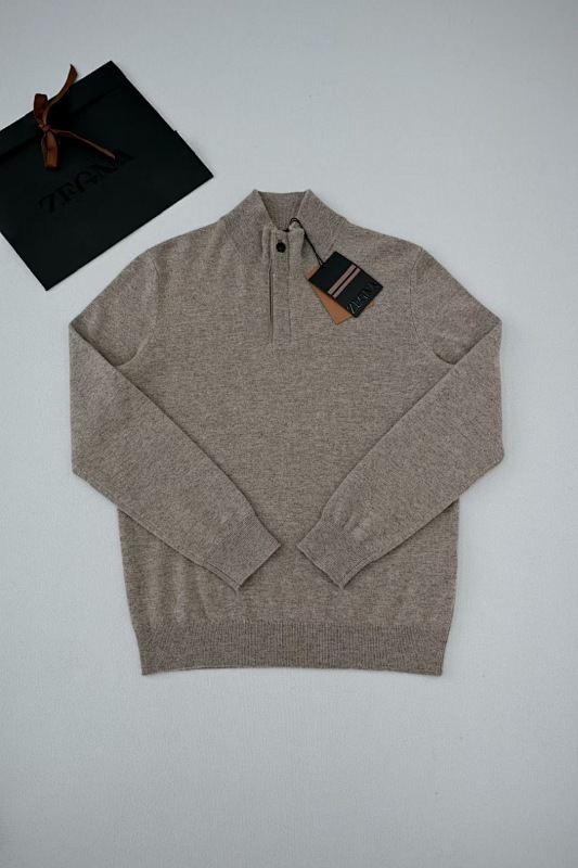 Oasi Zip Mock Neck Sweater