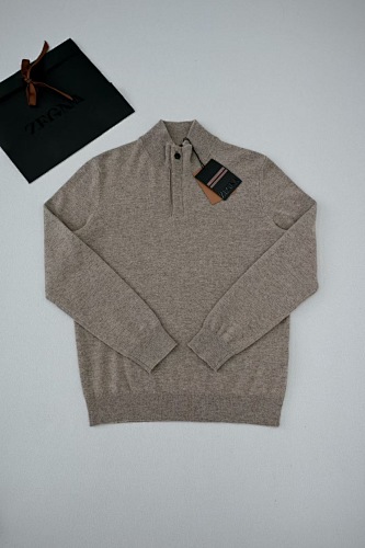 Oasi Zip Mock Neck Sweater