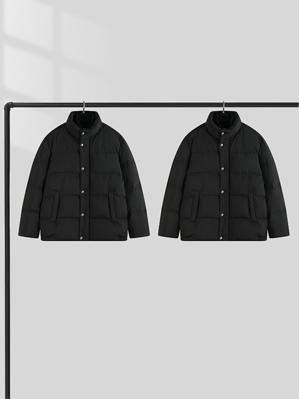 Arrival LP Stand Collar Pseudo-Two-Piece Goose Down Jacket