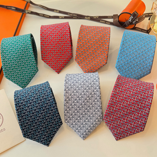 Hermès Hermes Silk Tie Made Of High-quality Mulberry Silk With A Smooth And Glossy Touch The Tie
