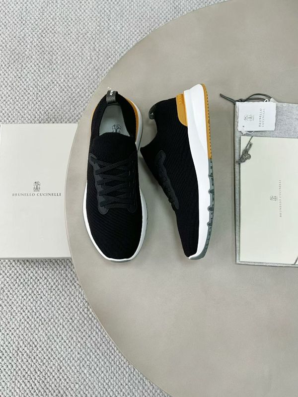 Cotton Knit Calfskin Runners