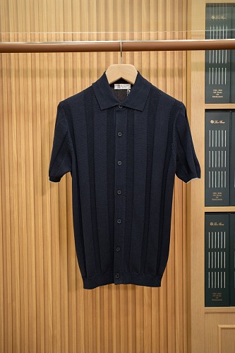 Cotton Ribbed Shirt