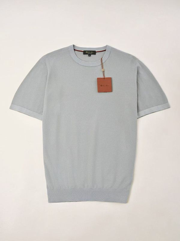 Slim-Fit Cotton And Silk-Blend Piqué T-Shirt
