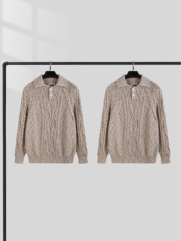 Cable Knit Wool Sweater