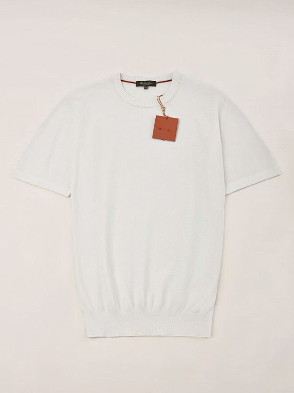Slim-Fit Cotton And Silk-Blend Piqué T-Shirt