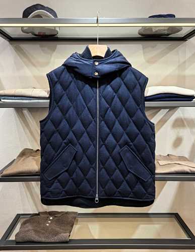 Loro Piana Quilted Gilet In Cashmere