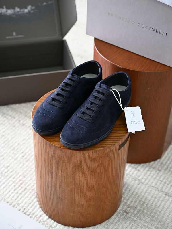 Suede And Leather Sneakers