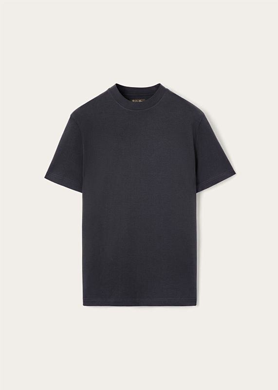 Ray T-Shirt Cotton Navy Blue