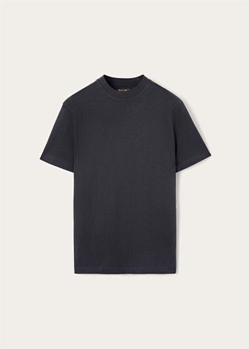 Ray T-Shirt Cotton Navy Blue