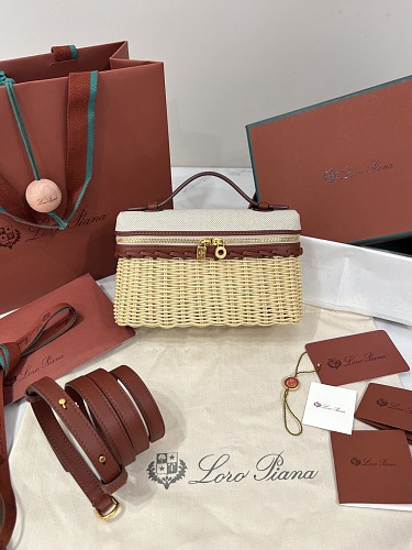 Bamboo Woven Canvas Wine Red
