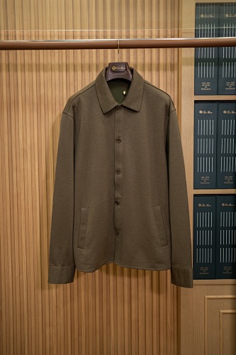 Whitney Cotton Silk And Cashmere-Blend Shirt Jacket