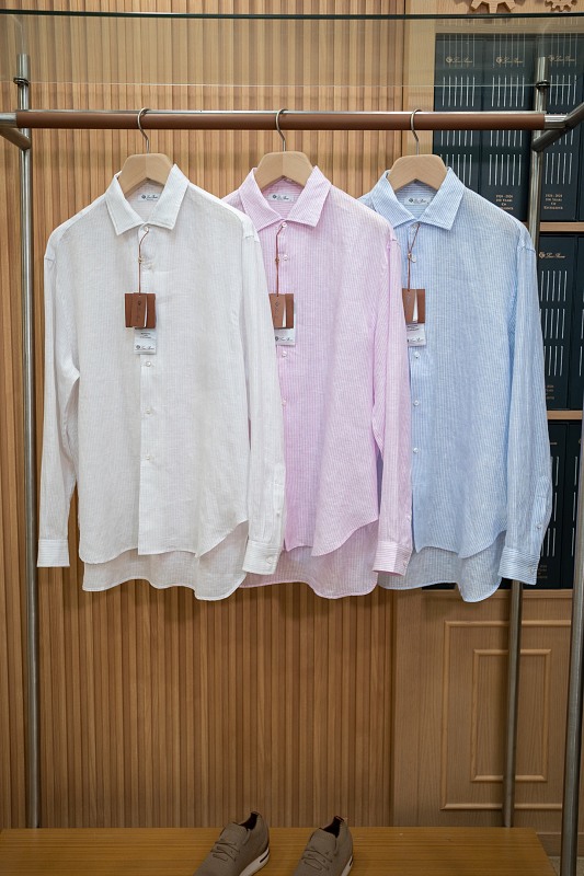 Raffaele Striped Linen Shirt