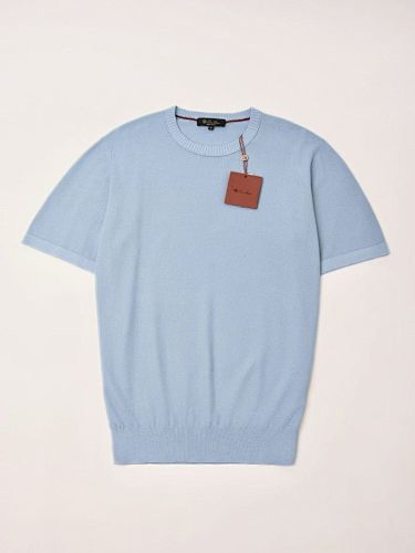 Slim-Fit Cotton And Silk-Blend Piqué T-Shirt