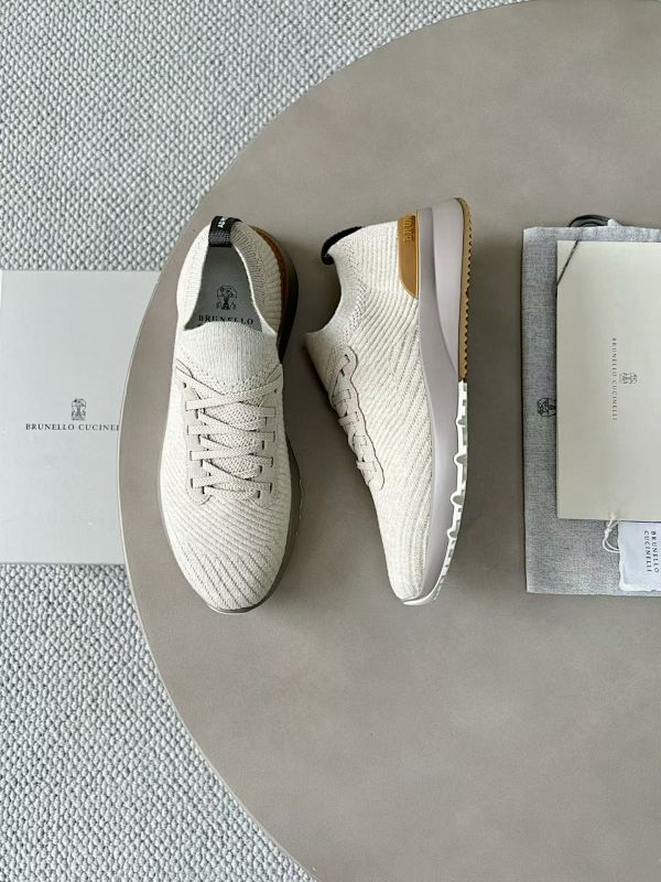 Cotton Knit Calfskin Runners