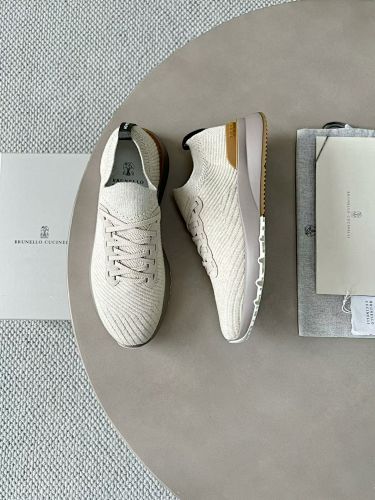 Cotton Knit Calfskin Runners