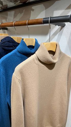 LP Turtleneck Knit Base Layer Soft And Skin-friendly M-Xxl Colors Lake Blue Khaki