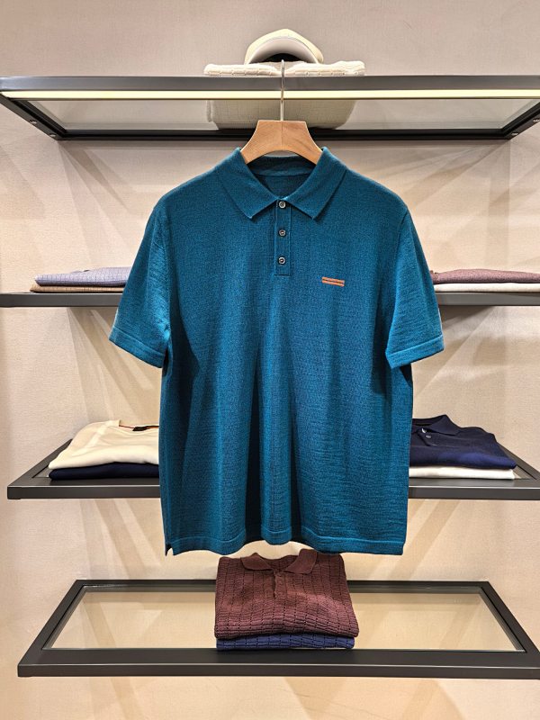 ZZ's New Spring Summer Polo Shirt Is Simple And Elegant A Classic. Made Of Tencel Wool It'