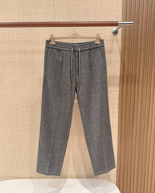 Herringbone Casual Pants