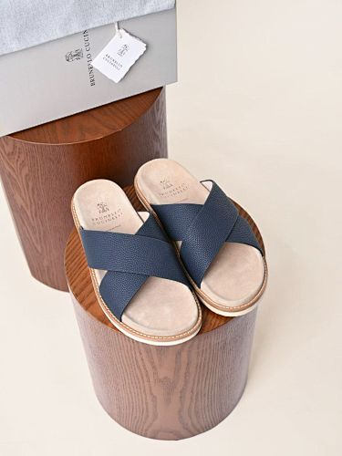 Suede Crisscross Sandals