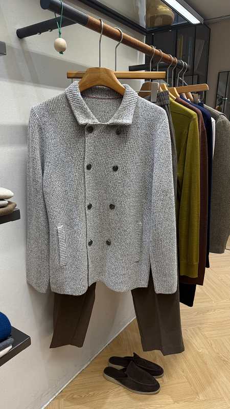 BC New Double Row Knitted Jacket