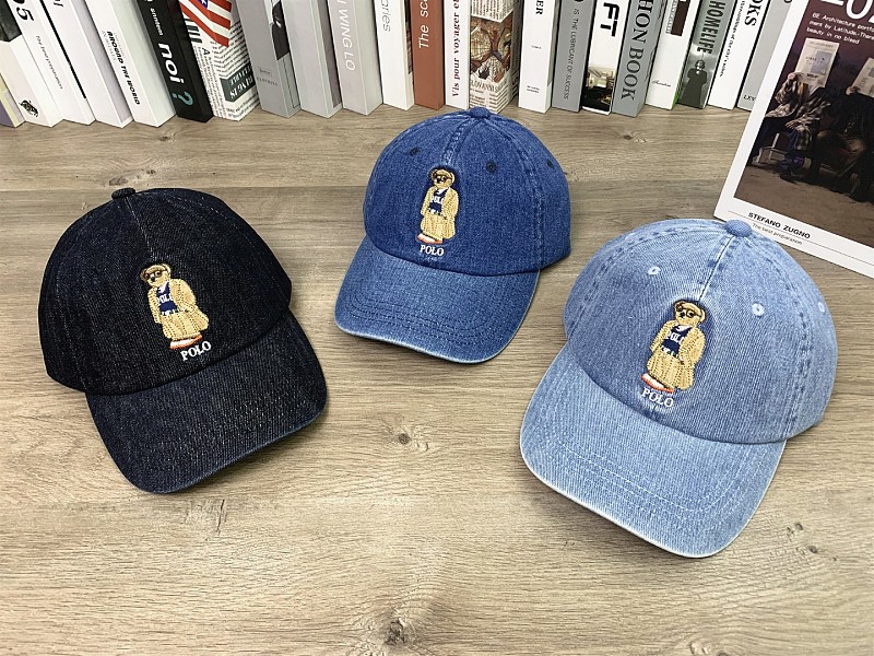 Embroidered Little Bear Baseball Hat