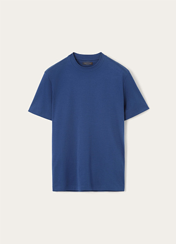 Ray T-Shirt Cotton Blue Spirulina