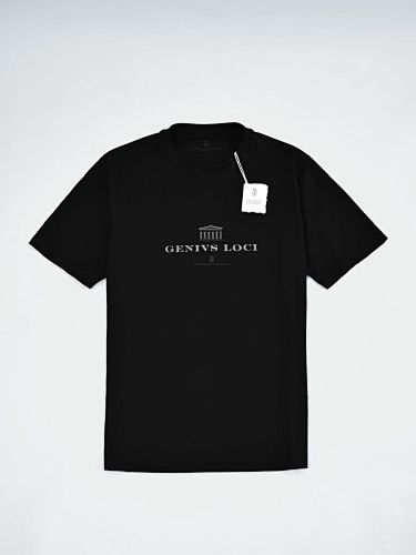 Cotton Jersey Crew Neck T-shirt With Print